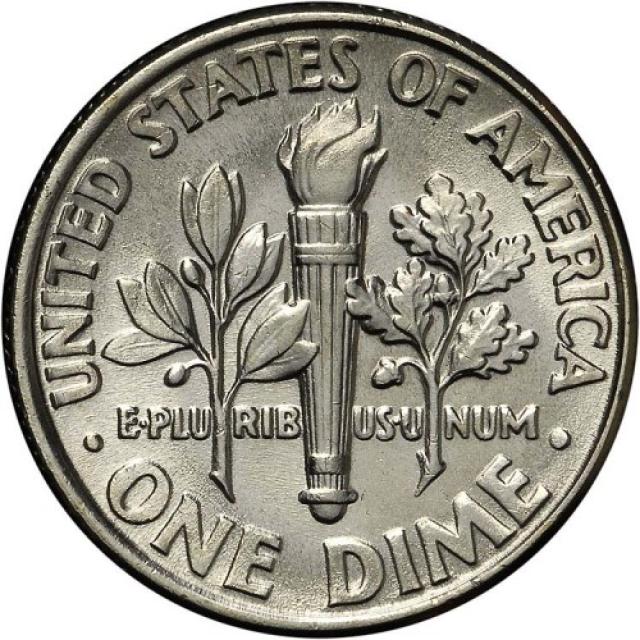 Монета Roosevelt Dime, 1 дайм 1992, США, США