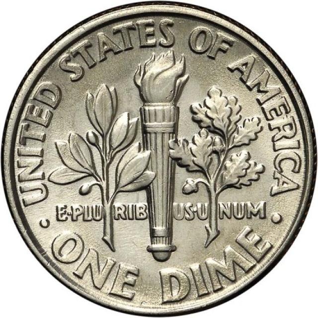 Монета Roosevelt Dime, 1 дайм 1991, США, США