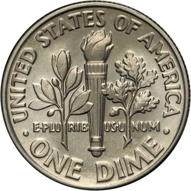 Монета Roosevelt Dime, 1 дайм 1989, США, США