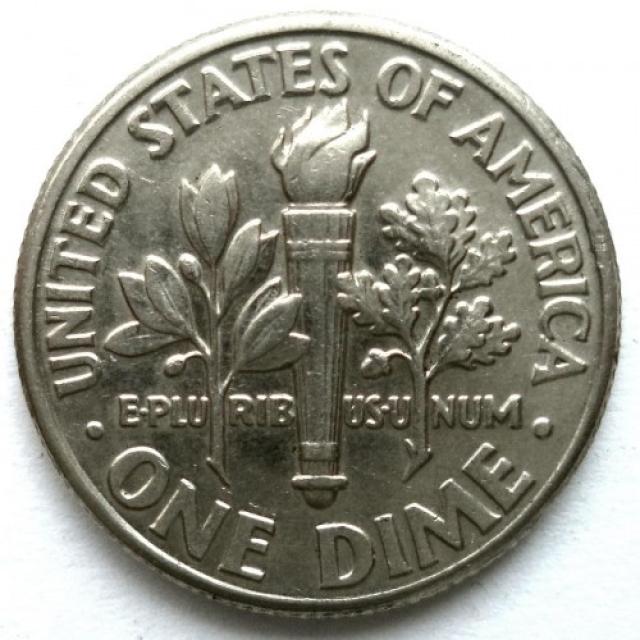 Монета Roosevelt Dime, 1 дайм 1988, США, США