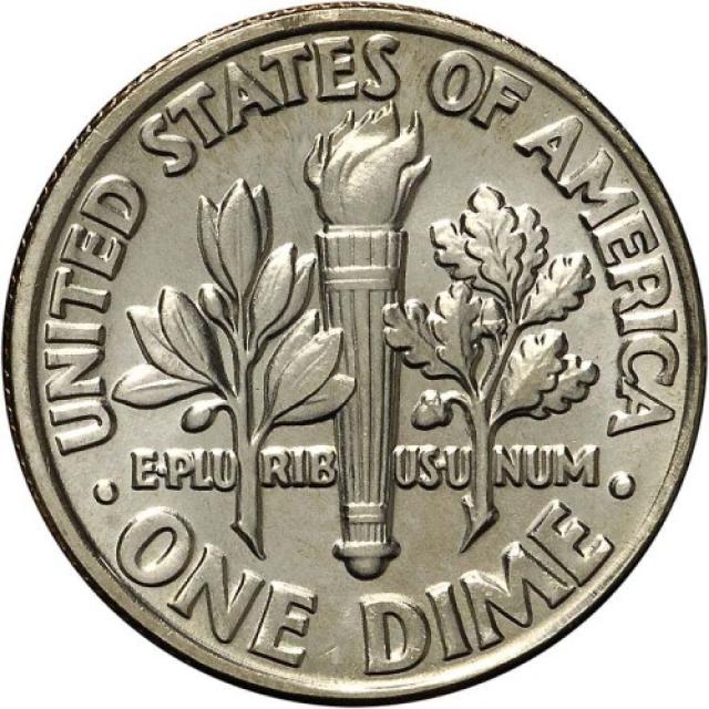 Монета Roosevelt Dime, 1 дайм 1981, США, США