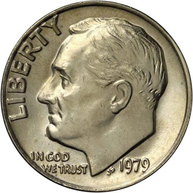 Монета Roosevelt Dime, 1 дайм 1979, США, США