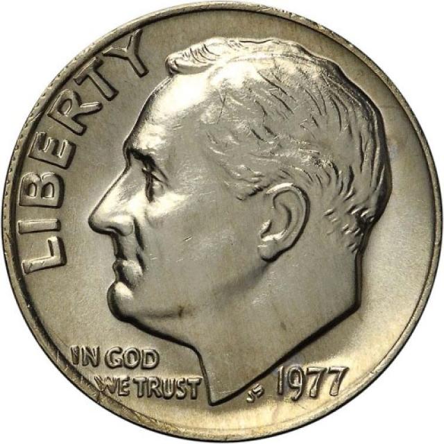 Монета Roosevelt Dime, 1 дайм 1977, США, США