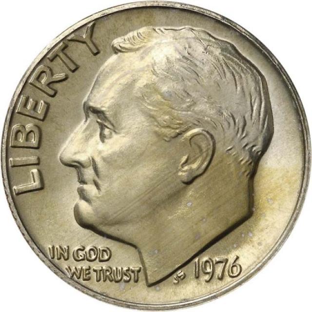 Монета Roosevelt Dime, 1 дайм 1976, США, США