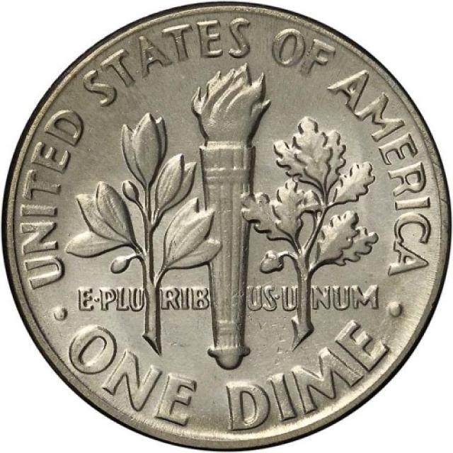 Монета Roosevelt Dime, 1 дайм 1975, США, США