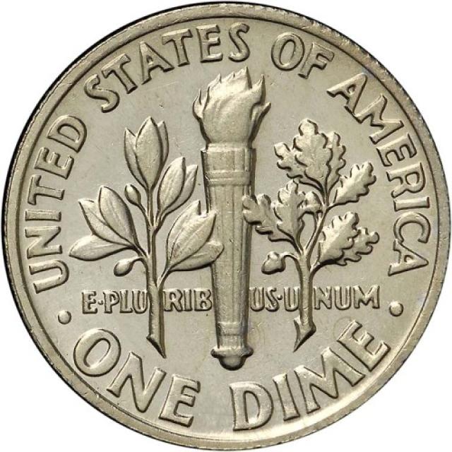 Монета Roosevelt Dime, 1 дайм 1969, США, США