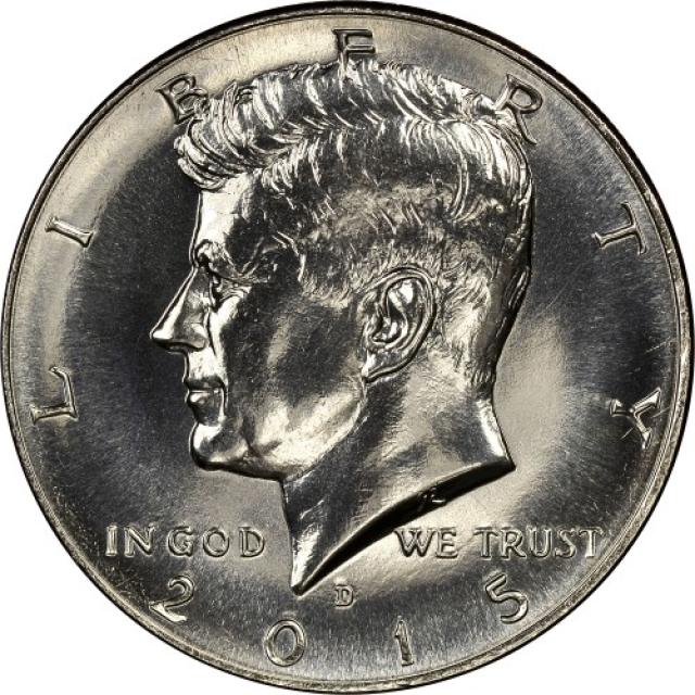 Монета Кеннеді Півдолара, ½ долара 2015, США, США