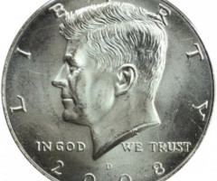 Монета Кеннеді Півдолара, ½ долара 2008, США, США