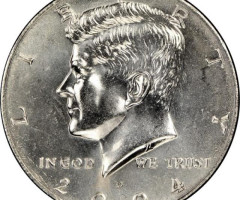 Монета Кеннеді Півдолара, ½ долара 2004, США, США