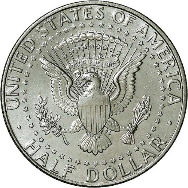 Монета Кеннеді Півдолара, ½ долара 1992, США, США
