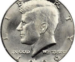Монета Кеннеді Півдолара, ½ долара 1986, США, США