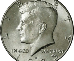 Монета Кеннеді Півдолара, ½ долара 1985, США, США