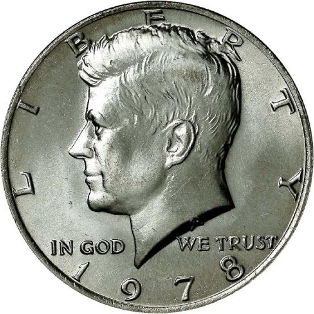 Монета Кеннеді Півдолара, ½ долара 1978, США, США