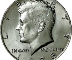 Монета Кеннеді Півдолара, ½ долара 1978, США, США