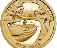 Монета Канал Ері, 1 долар 2021, США, Американські інновації
