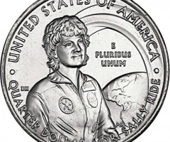 Монета Доктор Саллі Райд, ¼ долара 2022, США, Американські жінки