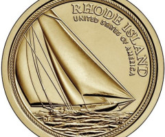 Монета Натанаель Геррешофф, Reliance Yacht, 1 долар 2022, США, Американські інновації
