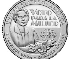 Монета Ніна Отеро-Воррен, ¼ долара 2022, США, Американські жінки
