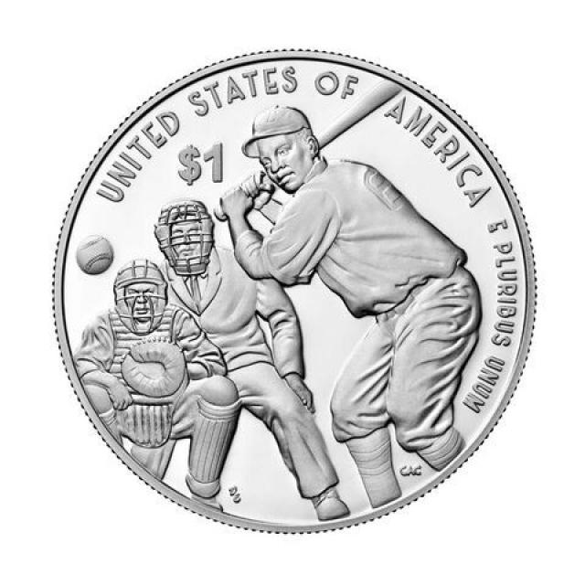 Монета Негритянська ліга Бейсбол, 1 долар 2022, США, США