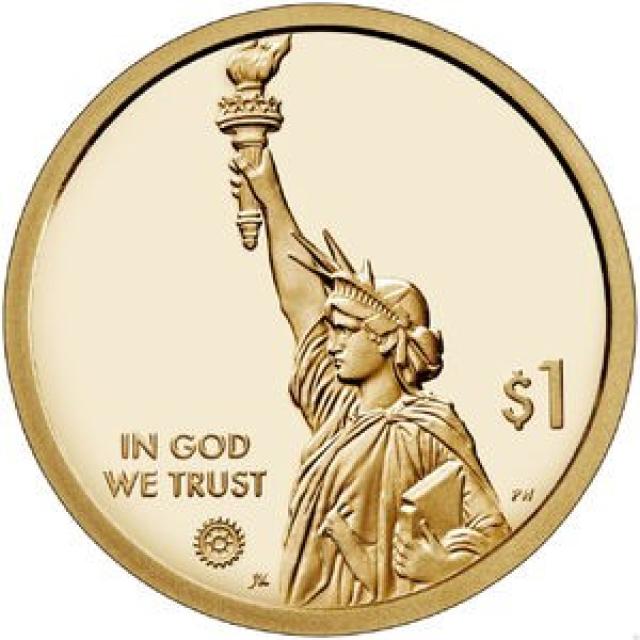 Монета Підземна залізниця, 1 долар 2023, США, Американські інновації
