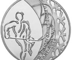 Монета Хокей, 2 гривні 2001, Україна, Спорт