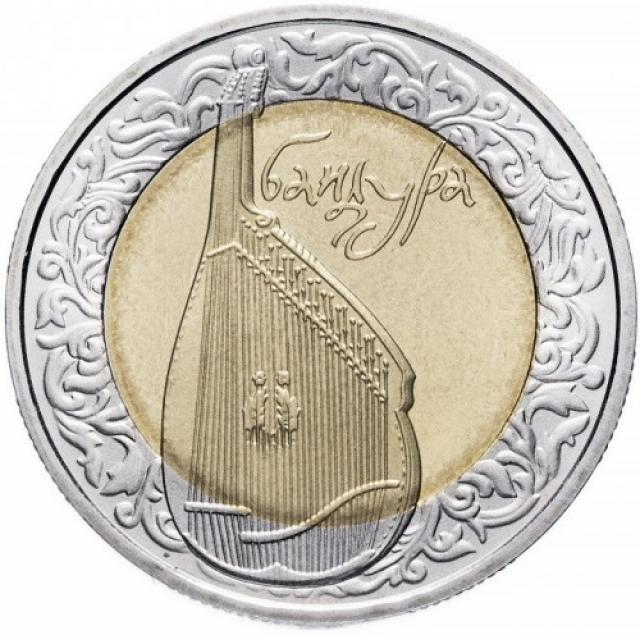 Монета Бандура, 5 гривень 2003, Україна, Народні музичні інструменти