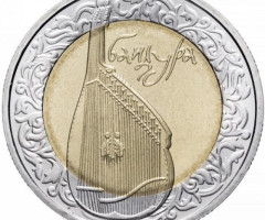 Монета Бандура, 5 гривень 2003, Україна, Народні музичні інструменти