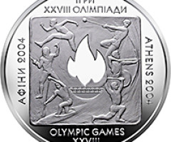 Монета Ігри XXVIII Олiмпiади 2004 року, 20 гривень 2004, Україна, Спорт