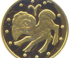 Монета Овен, 2 гривні 2006, Україна, Знаки зодіаку