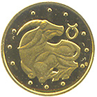 Монета Телець, 2 гривні 2006, Україна, Знаки зодіаку