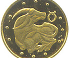 Монета Телець, 2 гривні 2006, Україна, Знаки зодіаку