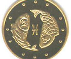Монета Риби, 2 гривні 2007, Україна, Знаки зодіаку