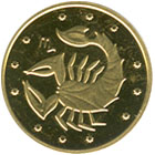 Монета Скорпіон, 2 гривні 2007, Україна, Знаки зодіаку