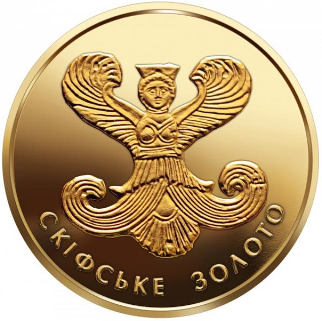 Монета Скіфське золото (богиня Апі), 2 гривні 2008, Україна, Найменша золота монета
