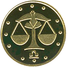 Монета Терези, 2 гривні 2008, Україна, Знаки зодіаку