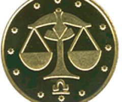 Монета Терези, 2 гривні 2008, Україна, Знаки зодіаку