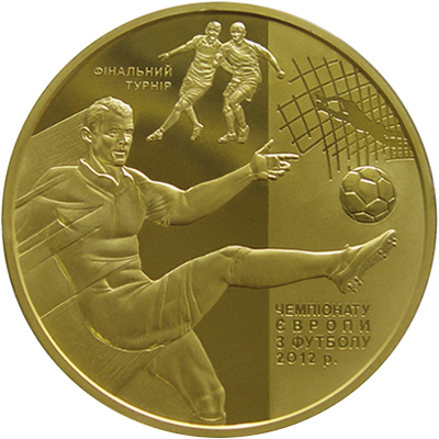 Монета ЄВРО 2012, 500 гривень 2011, Україна, Спорт