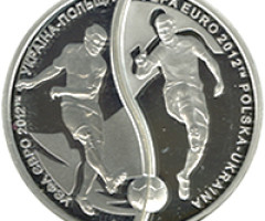 Монета ЄВРО 2012, 10 гривень 2012, Україна, Спорт