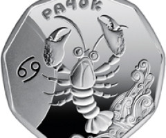 Монета Рачок, 2 гривні 2014, Україна, Дитячий Зодіак