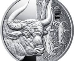 Монета Тур, 5 гривень 2017, Україна, Фауна в пам'ятках культури України