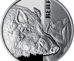 Монета Вепр, 5 гривень 2018, Україна, Фауна в пам'ятках культури України