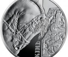 Монета Кінь, 5 гривень 2019, Україна, Фауна в пам'ятках культури України