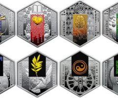 Монета Людина, час, простір, 20 гривень 2018, Україна