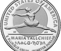 Монета Марія Толчіф, ¼ долара 2023, США, Американські жінки