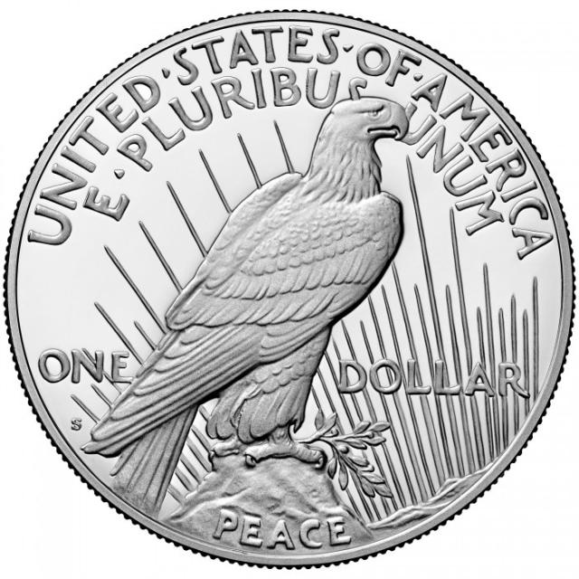 Монета Peace Dollar, 1 долар 2023, США, США