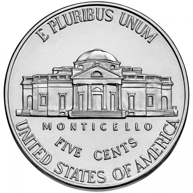 Монета Jefferson Nickel, 5 центів 2024, США, США