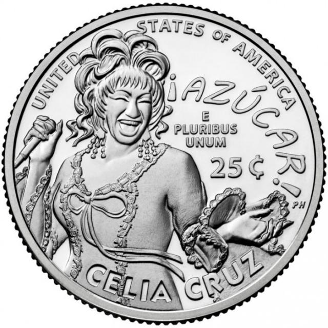 Монета Селія Круз, ¼ долара 2024, США, Американські жінки