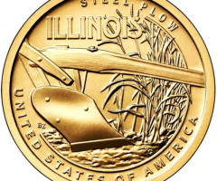 Монета Сталевий плуг, 1 долар 2024, США, Американські інновації