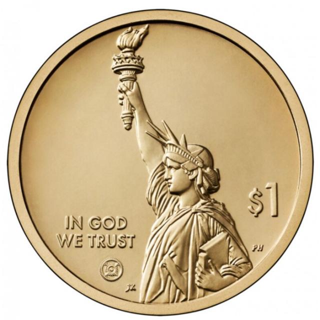 Монета Сатурн V, 1 долар 2024, США, Американські інновації