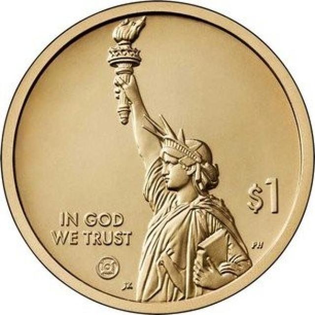 Монета Дефібрилятор постійного струму, 1 долар 2024, США, Американські інновації